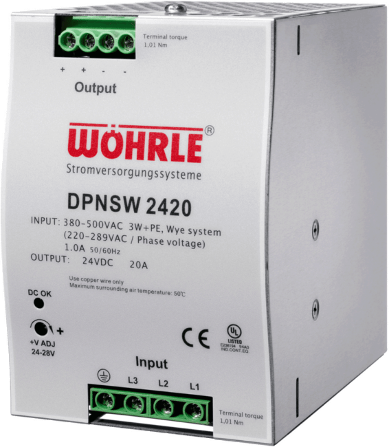 Schaltznetzgerät DPNSW 2420 von Wöhrle