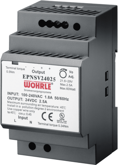 Schaltnetzgerät EPNSV 24025 von Wöhrle