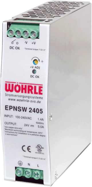 Schaltnetzgerät EPNSW 2405 angepasst von Wöhrle