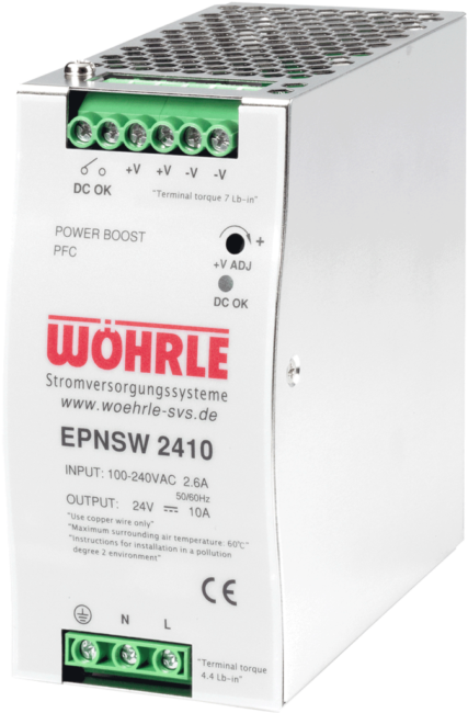Schaltnetzgerät EPNSW 2410 angepasst von Wöhrle